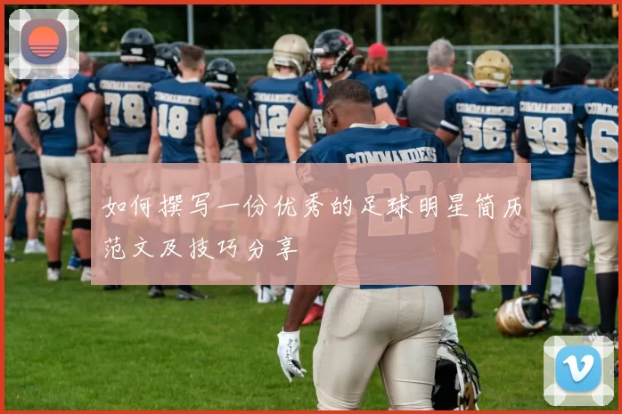 如何撰写一份优秀的足球明星简历范文及技巧分享