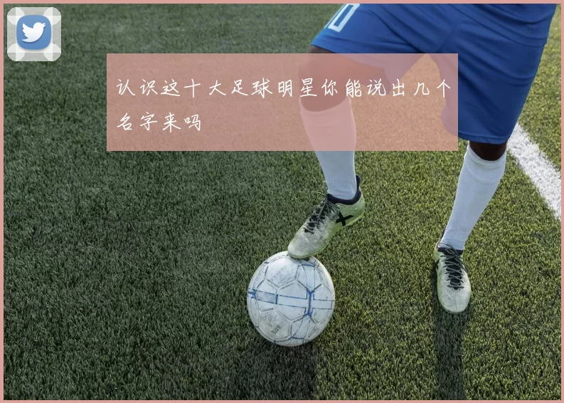 认识这十大足球明星你能说出几个名字来吗