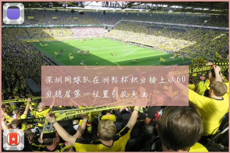 深圳网球队在洲际杯积分榜上以60分稳居第一位置引发关注